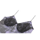 Darkinlove Damen-Tanktop mit Batikmuster und Spleißmuster im Grunge-Stil