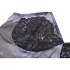 Darkinlove Damen-Tanktop mit Batikmuster und Spleißmuster im Grunge-Stil