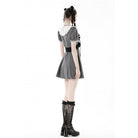 Darkinlove Women's Lolita Lace Collar Striped Dress