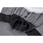 Darkinlove Women's Lolita Lace Collar Striped Dress