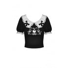 Darkinlove Women's Lolita Two Little Bear Midriff-baring Doll Shirt
