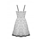 Vestido lencero falbala con estampado animal punk para mujer de Darkinlove