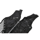 Darkinlove Women's Punk Asymmetric Ripped Hooded Top