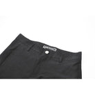 Darkinlove Women's Punk Asymmetry Rivet Shorts with Leg Strap