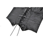 Darkinlove Women's Punk Bat Decor Lace-up Crop Top