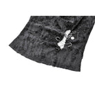 Darkinlove Women's Punk Big Pin Ripped Tank Top