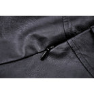 Darkinlove Damen-Faltenrock aus Kunstleder mit Punk-Schnalle