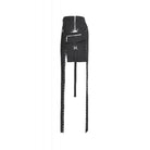 Darkinlove Women's Punk Buckle Strap Eyelet High-slit Midi Skirt with Detachable Pocket