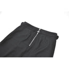 Darkinlove Women's Punk Buckle-up Multi-pocketed Cutout Long Skirt