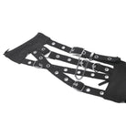 Darkinlove Women's Punk Buckle-up Side Zip Chained Belt