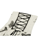 Darkinlove Women's Punk Butterfly Embroidered High/Low Honeymoon Dress