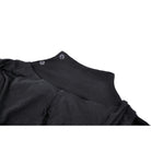 Darkinlove Women's Punk Cutout Eyelet Crop Top with Ripped Hood