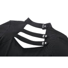 Darkinlove Women's Punk Cutout Plunging Shirt