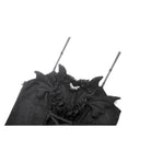 Darkinlove Women's Punk Dark Demon Lacing-up Pleated Slip Dress