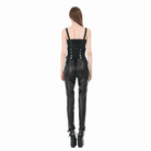 Darkinlove Women's Punk Eyelet Buckle Lace-up Asymmetric Belt