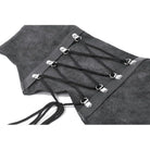 Darkinlove Women's Punk Eyelet Buckle Lace-up Asymmetric Belt