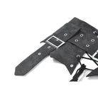 Darkinlove Women's Punk Eyelet Buckle Lace-up Asymmetric Belt