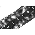 Darkinlove Women's Punk Eyelet Cutout Mesh Cape