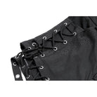 Darkinlove Women's Punk Eyelet Lace-up Cutout Shorts