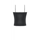 Darkinlove Women's Punk Eyelet Plaid Cross Bustier