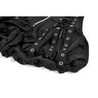 Darkinlove Women's Punk Eyelet Zip Balloon Shorts