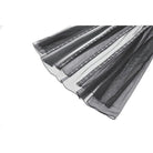 Darkinlove Women's Punk High-waisted Faux Leather Straps Sheer Mesh Maxi Skirt