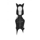 Darkinlove Women's Punk Irregular Ripped Vest with Hood