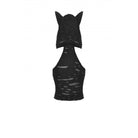 Darkinlove Women's Punk Irregular Ripped Vest with Hood