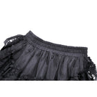 Darkinlove Women's Punk Irregular Ruffled Lace Skirt