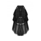 Darkinlove Women's Punk Irregular Ruffled Layered Mesh Skirt