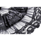 Darkinlove Women's Punk Irregular Ruffled Layered Mesh Skirt