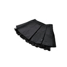 Darkinlove Women's Punk Lace Patchwork Buckle Strap Pleated Skirt