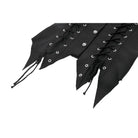 Darkinlove Women's Punk Lace-up Eyelets Turn-down Collar Shirt