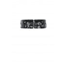 Darkinlove Women's Punk Lace-up Faux Leather Underbust Corset