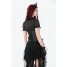 Darkinlove Women's Punk Lace-up Solid Color Underbust Corset