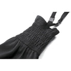 Darkinlove Women's Punk Lacing-up Shorts with Removable Zipper Leg Warmers