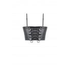 Darkinlove Women's Punk Lacing-up Straps Faux Leather Bustier