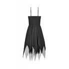 Darkinlove Women's Punk Mesh Splice Rivet Chained Slip Dress