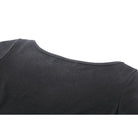 Darkinlove Women's Punk Mesh Splice Strap Crop Top