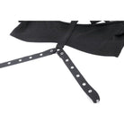 Darkinlove Women's Punk Mesh Splice Strap Crop Top