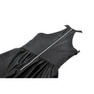 Darkinlove Women's Punk Metal Chain Faux Leather Halterneck Dress