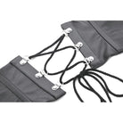 Darkinlove Women's Punk Multi-buckle Lace-up Underbust Corset