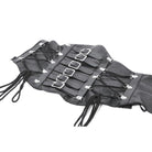 Darkinlove Women's Punk Multi-buckle Lace-up Underbust Corset