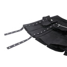 Darkinlove Women's Punk Multi-pockets Pleated Skirt