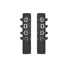 Darkinlove Women's Punk Multilayer Buckle Straps Fingerless Gloves