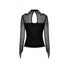 Darkinlove Women's Punk Off-shoulder Sexy Mech Sleeved Tops