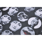 Darkinlove Women's Punk Off-the-Shoulder Ruffled Blouse