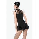 Darkinlove Women's Punk Paper Clip Cross Chained Knitted Hat