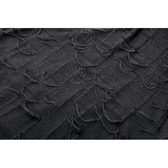 Darkinlove Women's Punk Plunging Distressed Vest