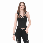 Darkinlove Women's Punk Ring Cutout Tank Top